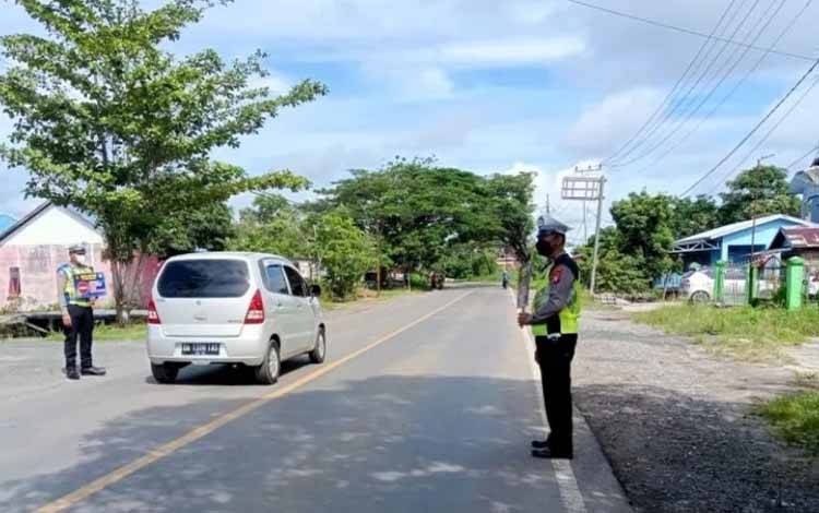 Satlantas Polres Kapuas Terus Kampanyekan Keselamatan Lalu Lintas