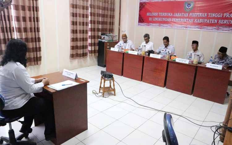 Seleksi Terbuka Jabatan Tinggi Pratama di Seruyan Masuki Uji Makalah