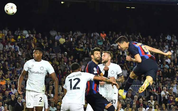 Laga Barcelona kontra Inter Milan Berakhir Imbang 3-3