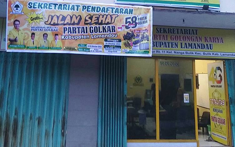 Jalan Sehat HUT Golkar Berhadiah Paket Umrah di Lamandau