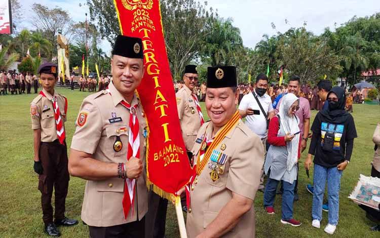 Bupati Kotim Minta Kwaran Kecamatan Lebih Aktif Gelar Kegiatan Kepramukaan?