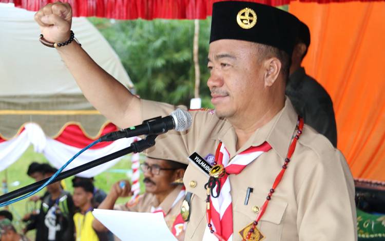 Bupati Seruyan Buka Kegiatan Kemah Besar Pramuka
