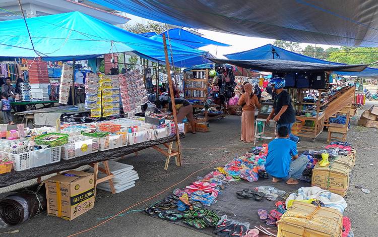 Pandemi Mereda, Pasar Tungging di Tamiang Layang Kembali Diaktifkan