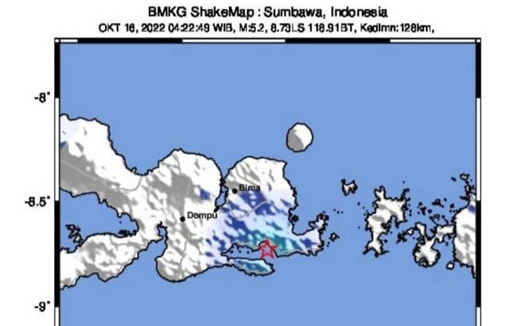 Gempa Kedalaman 10 Km Guncang Lombok Timur
