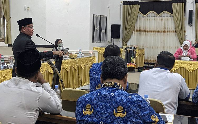 Bupati Kotim Minta Setiap Program Sebelum Dilaksanakan Diteliti Dulu