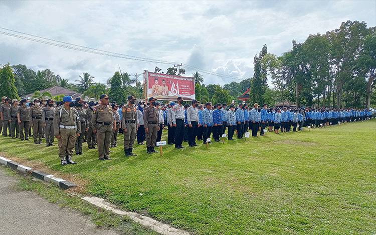 Pemkab Barito Timur Gelar Apel Kesadaran Nasional