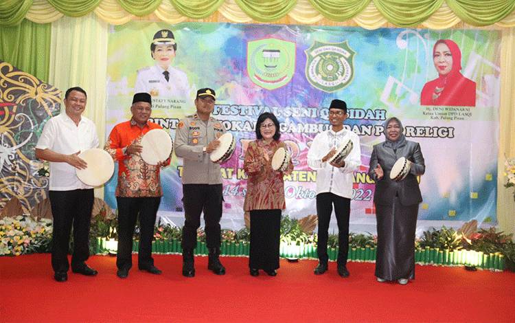 Ini Pesan Bupati Pulang Pisau Pada Festival Seni Qasidah