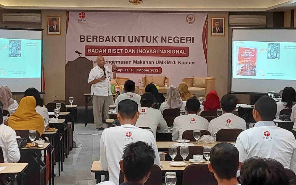 Pelaku UMKM di Kapuas Diberi Pelatihan Pengemasan Makanan