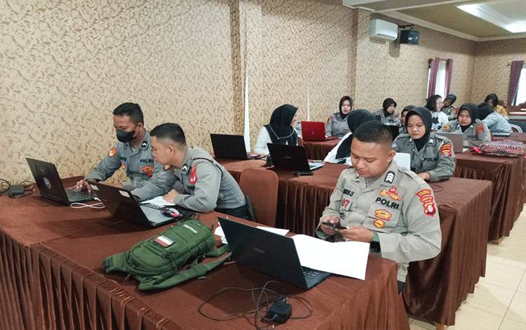 Tim Rorena Polda Kalteng Gelar Asistensi Aplikasi ITK-O Sejumlah Polres