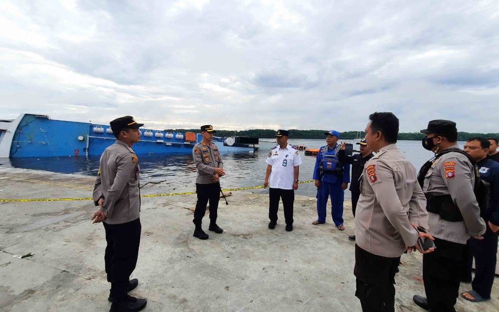 KM Satya Kencana III Karam di Pelabuhan Panglima Utar Kumai, Begini Kronologinya