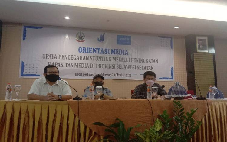 Unicef-Jenewa Tingkatkan Kapasitas Media Dalam Penulisan Isu Stunting