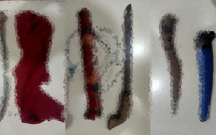 Begini Kronologi Tiga Orang Pria Diamankan Polisi karena Bawa Senjata Tajam