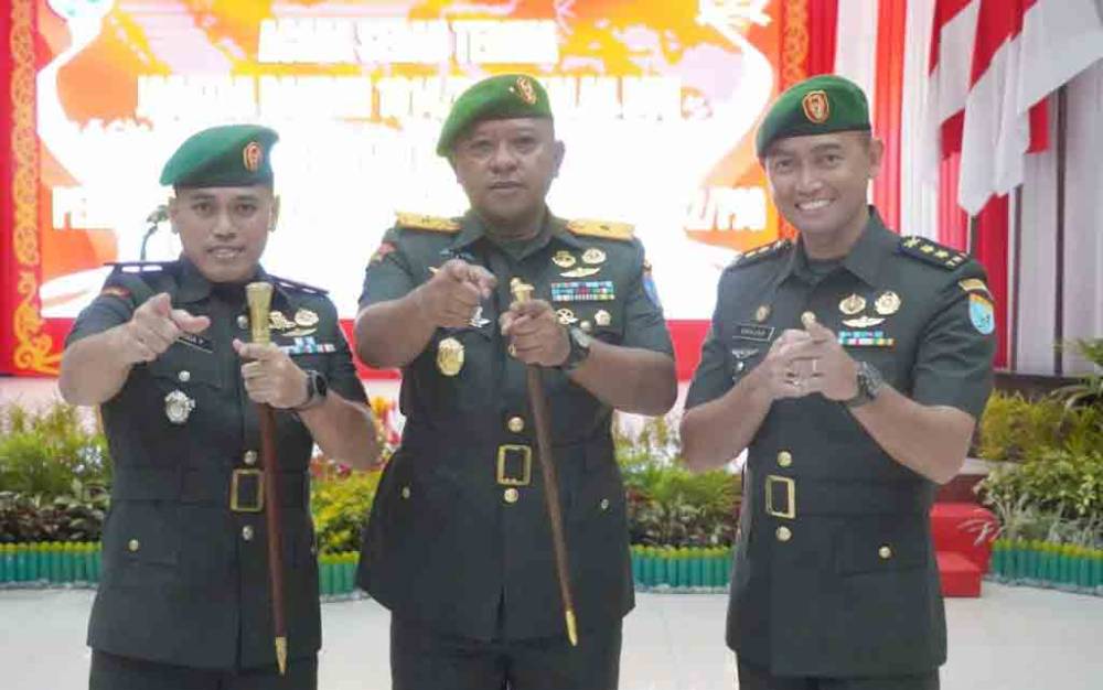 Ini Pesan Danrem untuk Dandim Pangkalan Bun yang Baru
