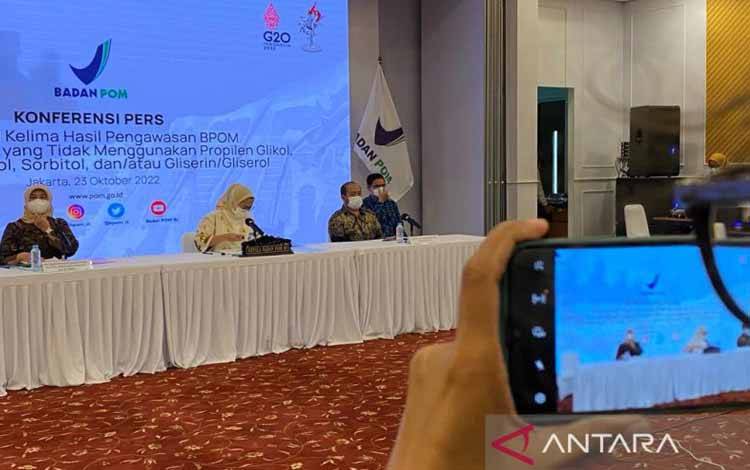 BPOM Pastikan 133 Obat Sirop Tidak Menggunakan 4 Pelarut