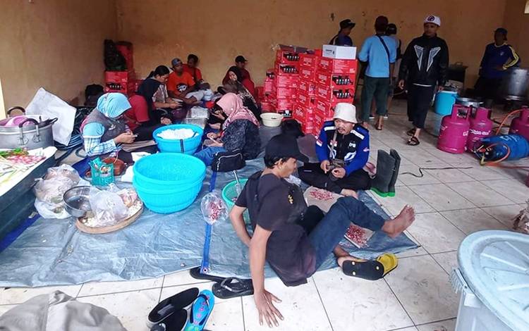Pemkab Lamandau Siapkan Dapur Umum di Lokasi Pengungsian