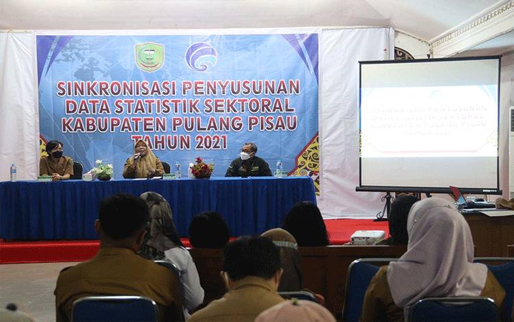 Pemkab Pulang Pisau Galar Sinkronisasi Penyusunan Data Statistik Sektoral