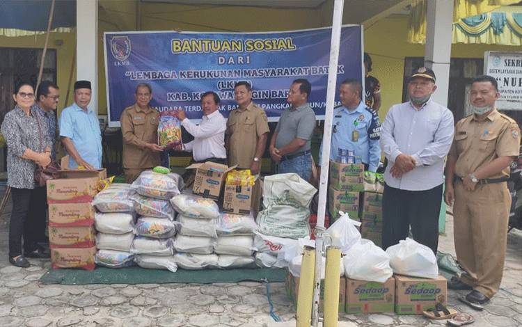 Lembaga Kerukunan Masyarakat Batak?Salurkan Bansos untuk Korban Banjir