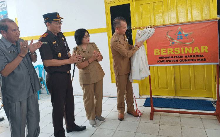 Bupati Gunung Mas Resmikan Rumah Rehabilitasi Korban Narkoba