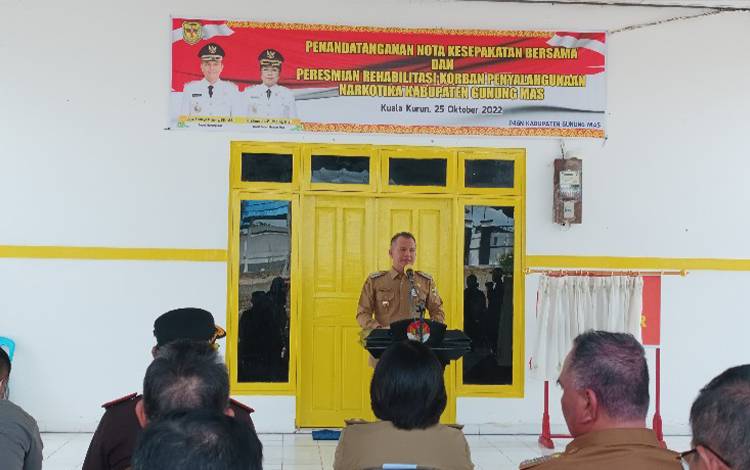 Bupati Gunung Mas: Rumah Rehabilitasi Narkoba Bentuk Nyata Program Smart SDM