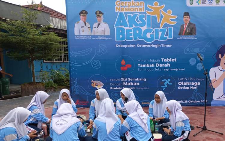 Dinkes Berikan Tablet Tambah Darah Cegah Anemia pada Pelajar di Sampit