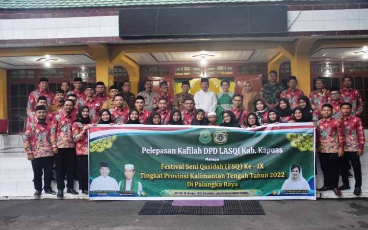 Kafilah Lasqi Kapuas Ikuti Festival Seni dan Qasidah Tingkat Provinsi