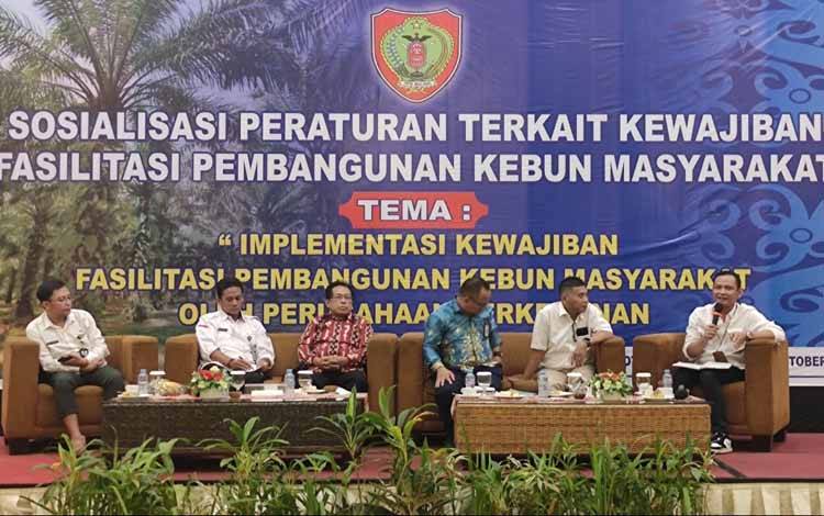 Ikuti Sosialisasi Kebun Masyarakat, GAPKI Kalteng Tekankan Pentingnya Kolaborasi Bersama