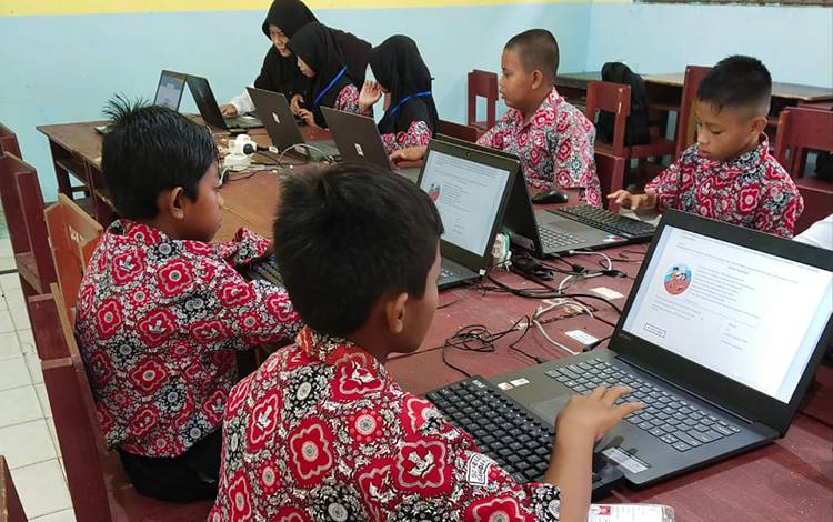 6 SD di Samuda Laksanakan ANBK di Satu Tempat