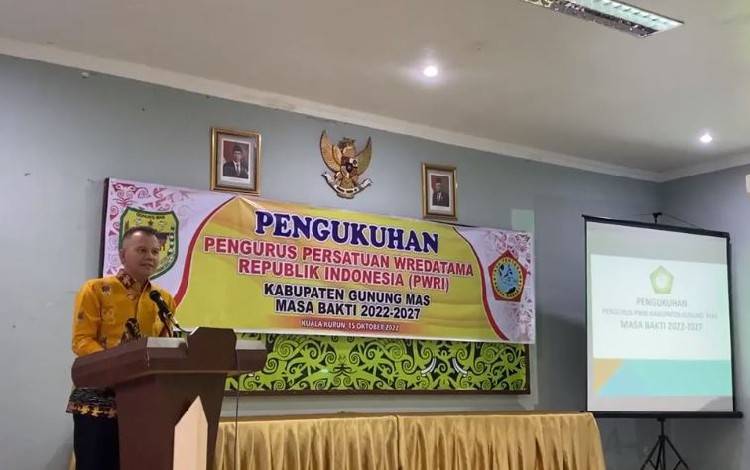 Bupati: Pemkab Gunung Mas Dukung Keberadaan PWRI