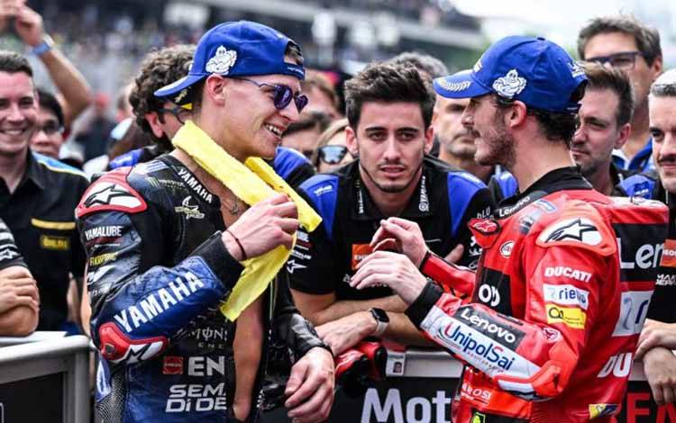 Bagnaia atau Quartararo? Juara Dunia MotoGP Ditentukan di Valencia