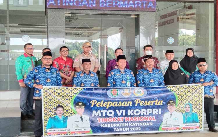 Katingan Kirim 3 Kafilah MTQ KORPRI Tingkat Nasional Tingkat di Sumbar