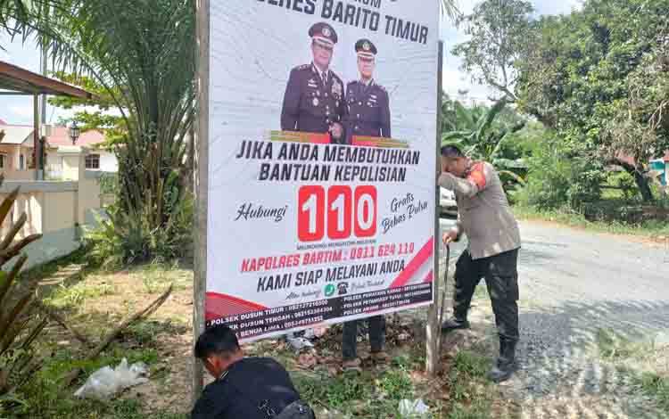 Mudahkan Pengaduan Masyarakat, Polsek Patangkep Tutui Sosialisasi Call Center 110