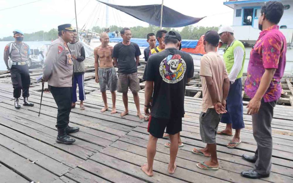 Kapolres Seruyan Berbagi Bersama ABK di Kuala Pembuang