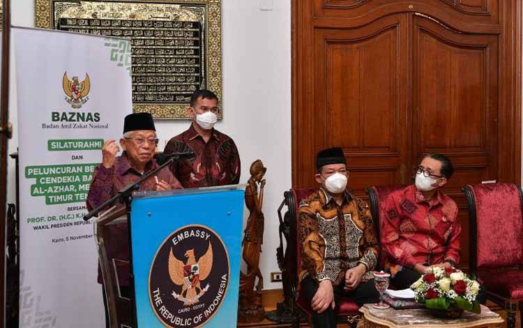 Wapres Minta Diaspora Indonesia di Mesir Jadi Penghubung Jalur Rempah