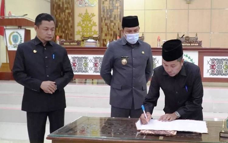 Pemkab dan DPRD Lamandau Sepakati Belanja Daerah Tahun Anggaran 2023 Sebesan Rp 964 Miliar