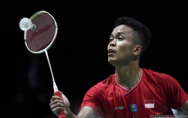 Ginting Menangi Gelar Juara Tunggal Putra Hylo Open 2022