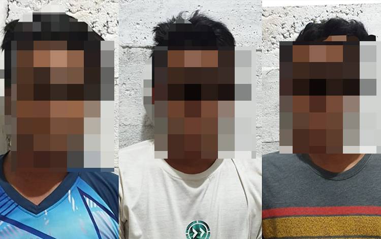 Polsek Kapuas Murung Amankan Tiga Terduga Pelaku Pencurian