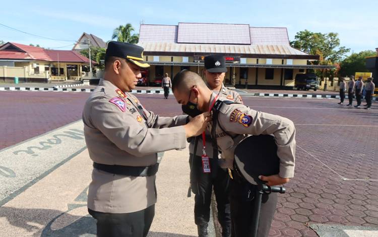 Siswa SPN Polda Kalteng Latihan Kerja di Seruyan