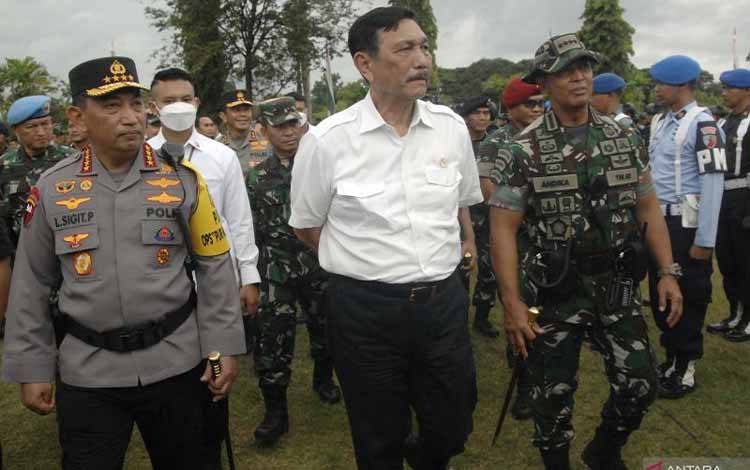 Luhut Minta TNI-Polri Kompak Jamin Keamanan Delegasi KTT G20