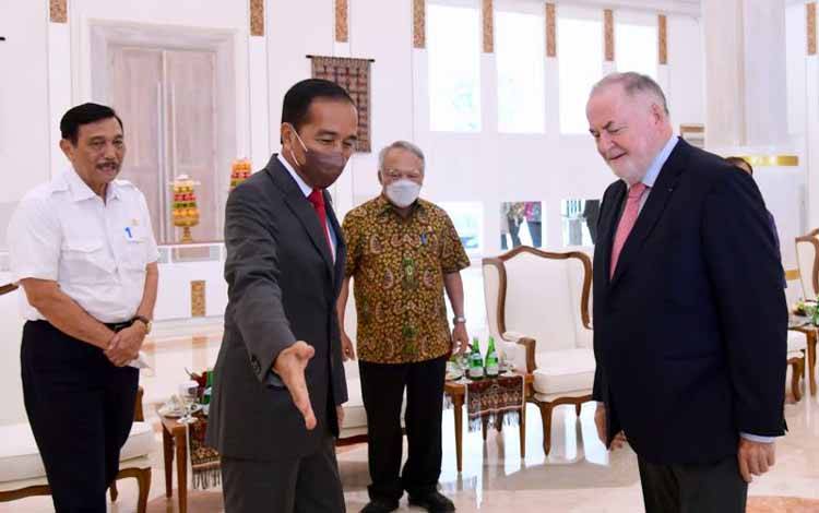 Jokowi Terima Presiden World Water Council