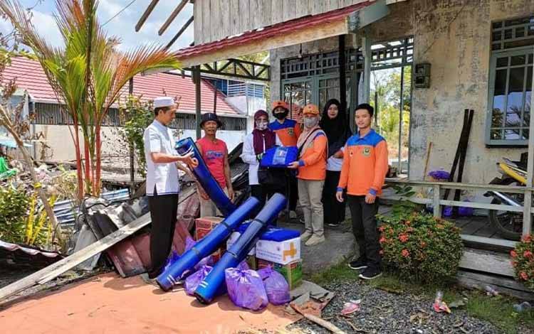 BPBD Kapuas Salurkan Bantuan ke Warga Terdampak Kebakaran