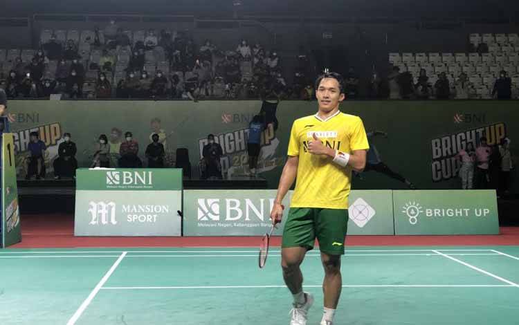 Jonatan Kalahkan Ginting pada Final Turnamen Simulasi WTF 2022