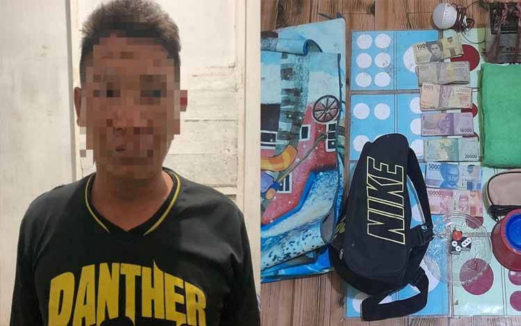 Bandar Dadu Gurak Diringkus Polisi saat Patroli di Wilayah Dadahup