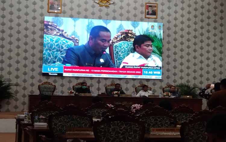 Rapat Paripurna DPRD Jawaban Bupati Katingan Tentang Raperda Pengelolaan Keuangan Diskor, Ini Sebabnya