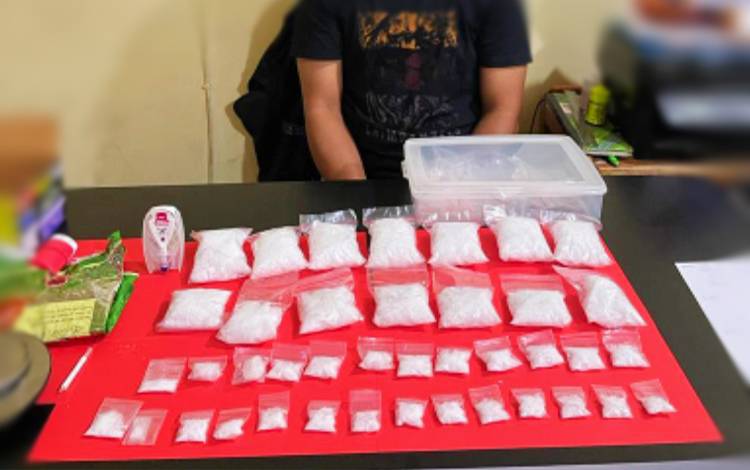 Polisi Tangkap Seorang Pemuda Miliki Lebih dari 1 Kilogram Sabu