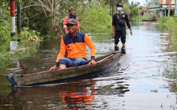 Sejumlah Pemukiman Warga di Kecamatan Jekan Raya Kebanjiran