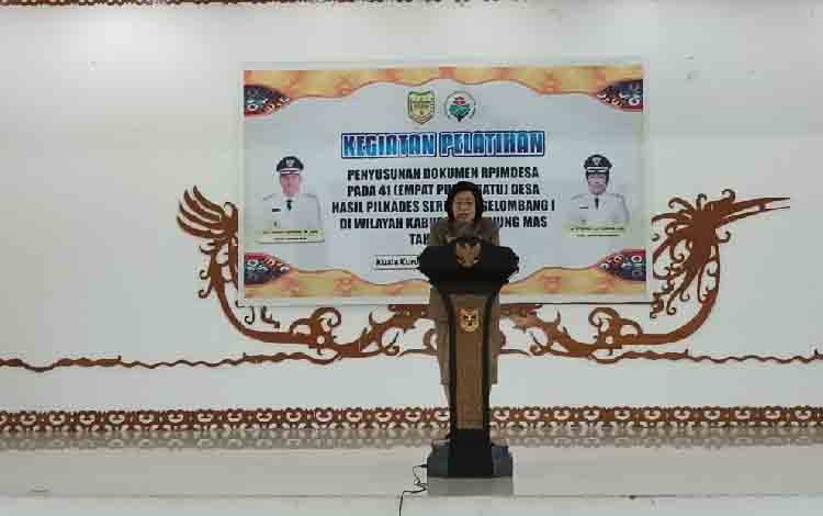 Bupati Gunung Mas: Penyusunan RPJMDes Harus Mengacu pada RPJMD Kabupaten
