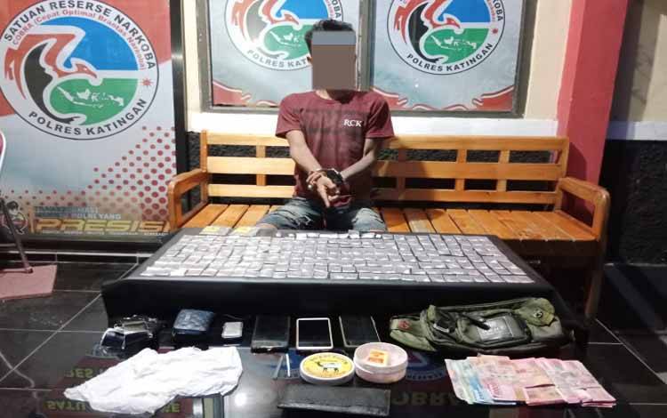 Polres Katingan Tangkap Pengedar Sabu, Barang Buktinya Bikin Kaget