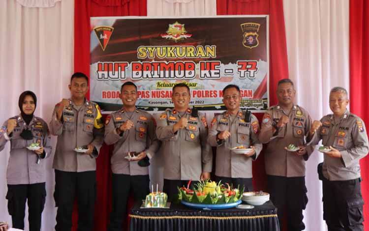 Polres Katingan Rayakan HUT Brimob?