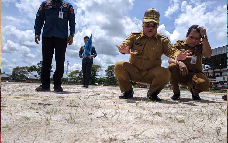 Tak Lama Lagi Mimpi Pecinta Sepak Bola Kotim Miliki Lapangan Standar Nasional akan Terwujud