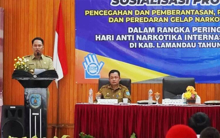 BNK Lamandau Sosialisasi Bahaya Narkoba